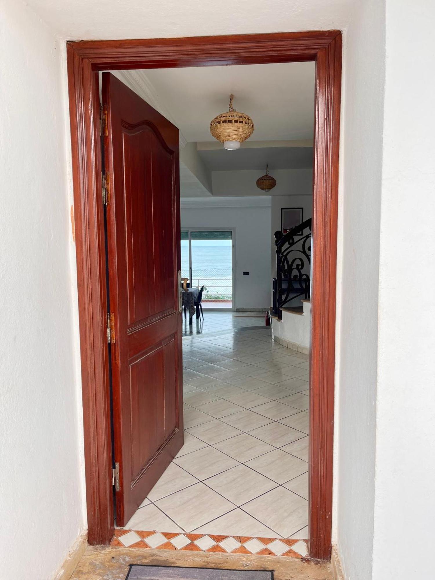 Splendid Beachfront Villa In Sidi Bouzid Beach With Pool Douar Ourlali Bagian luar foto