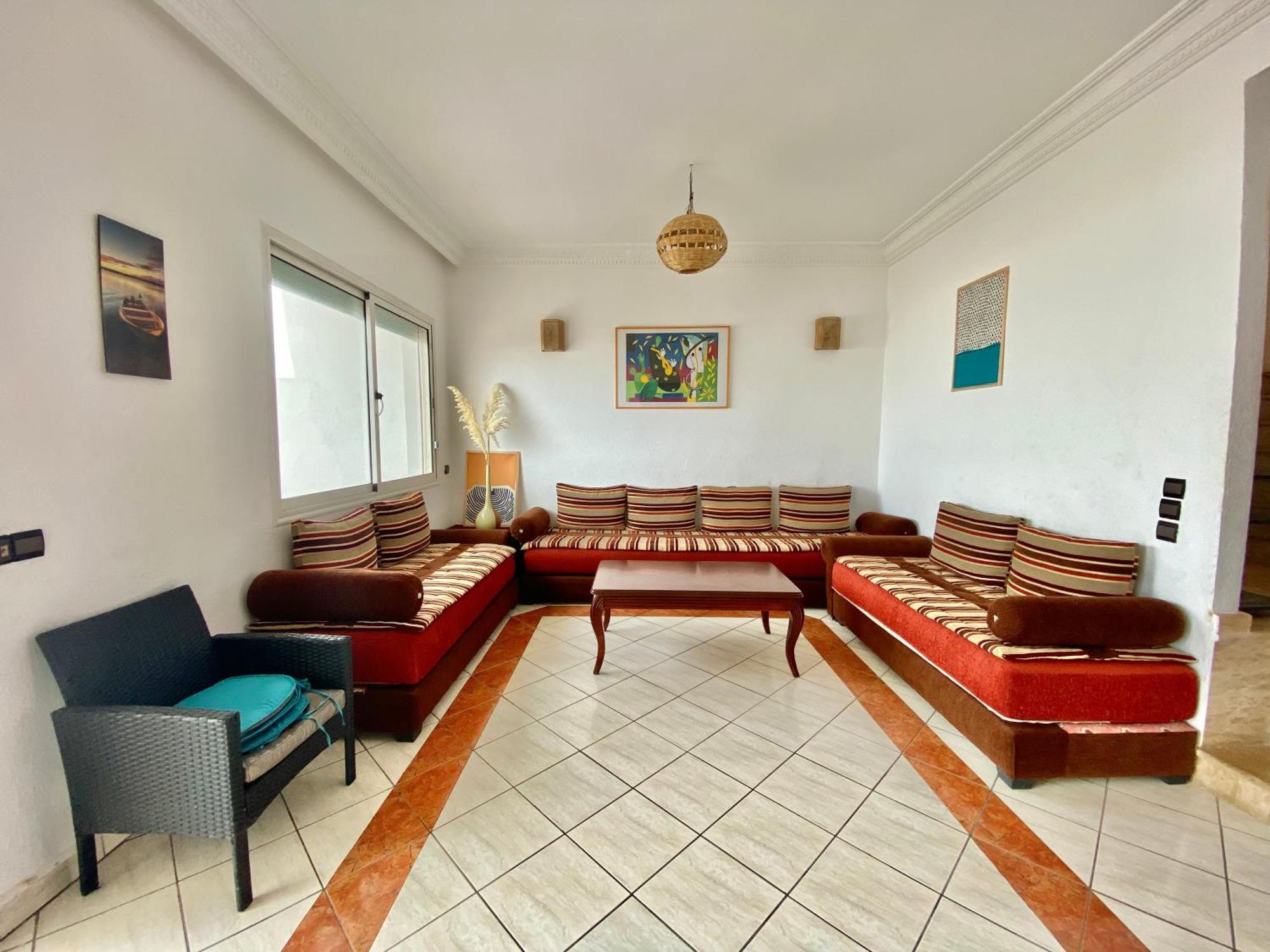 Splendid Beachfront Villa In Sidi Bouzid Beach With Pool Douar Ourlali Bagian luar foto